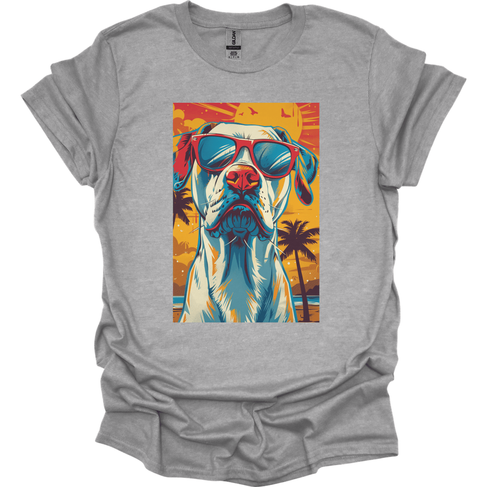 Great Dane - Summer Dog T-Shirt - Sport Grey
