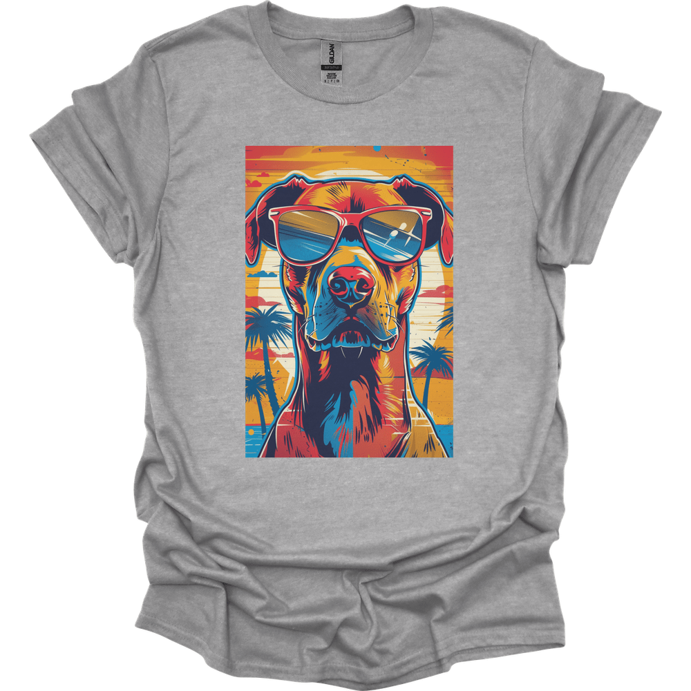 Doberman - Summer Dog T-Shirt - Sport Grey