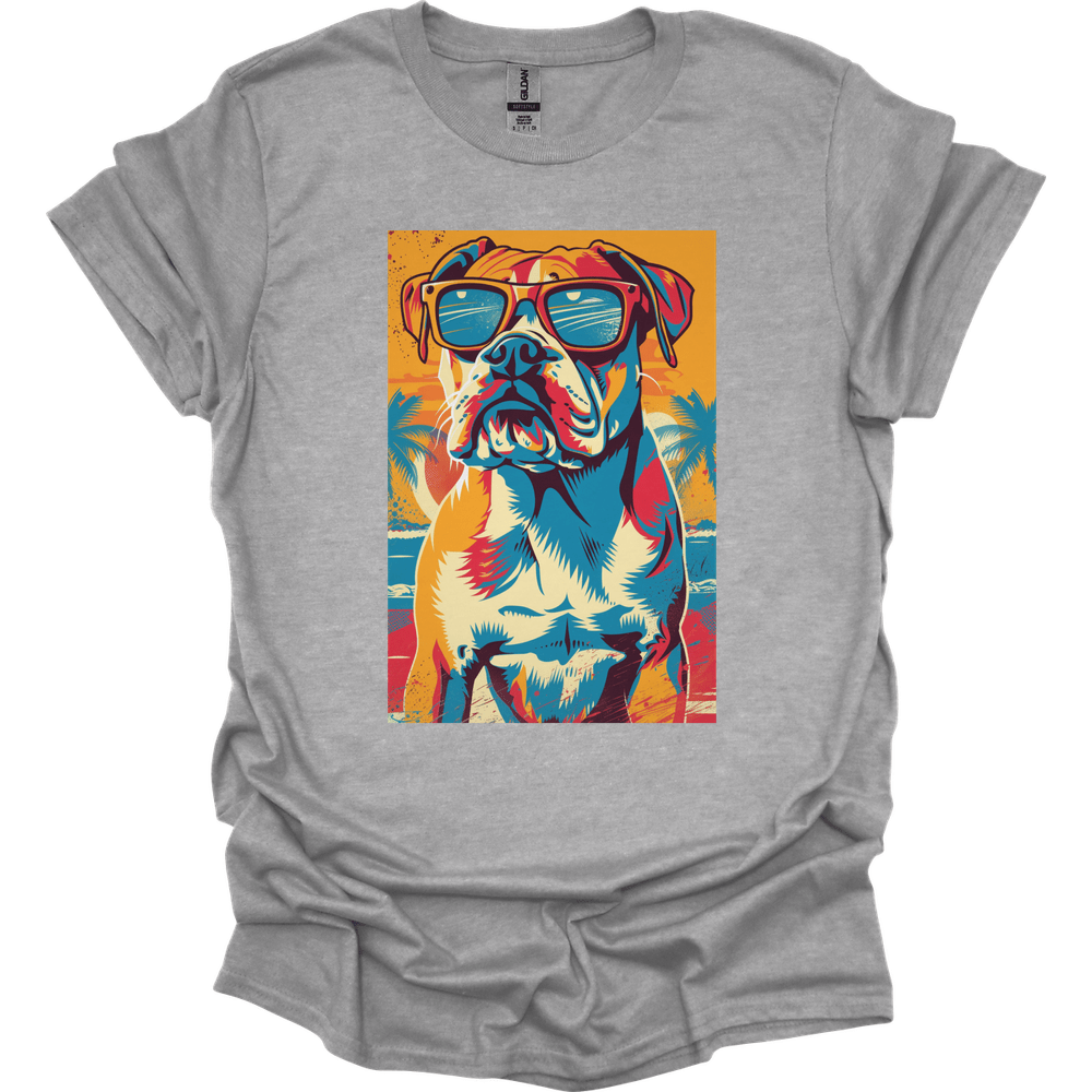 Mastiff - Summer Dog T-Shirt - Sport Grey
