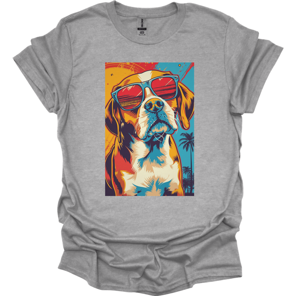 Beagle - Summer Dog T-Shirt - Sport Grey