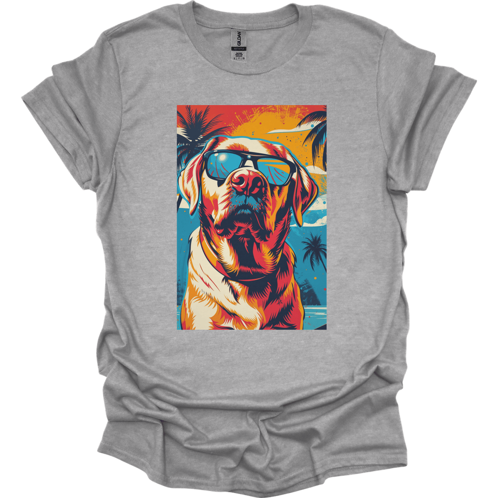 Labrador - Summer Dog T-Shirt - Sport Grey