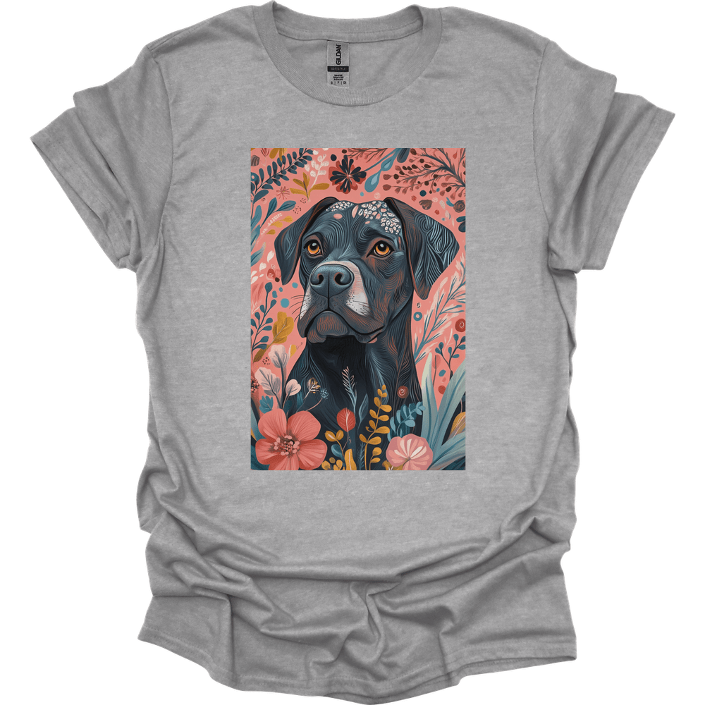 Mastiff - Boho Dog T-Shirt - Sport Grey