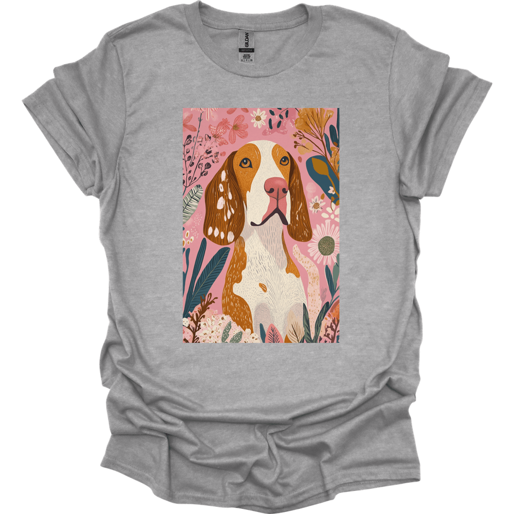 Bracco Italiano - Boho Dog T-Shirt - Sport Grey