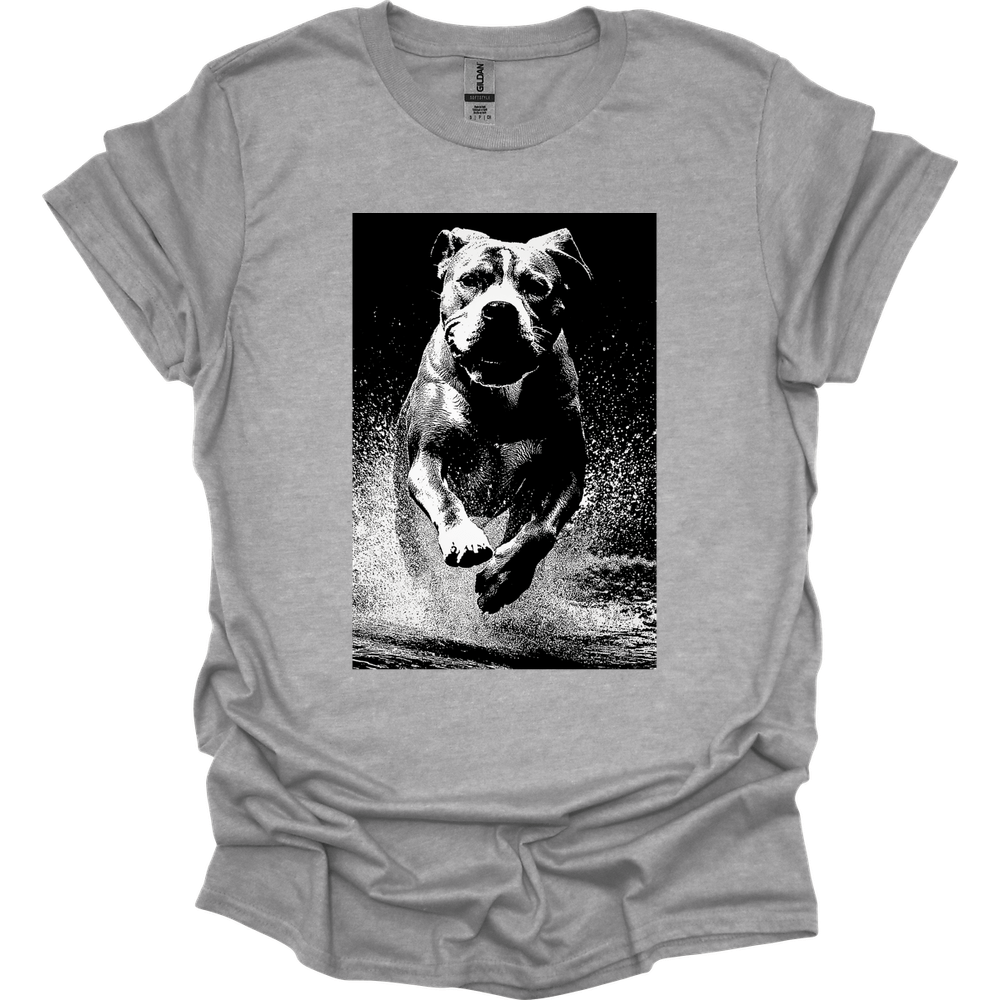 Mastiff - Puddle Dog T-Shirt - Sport Grey