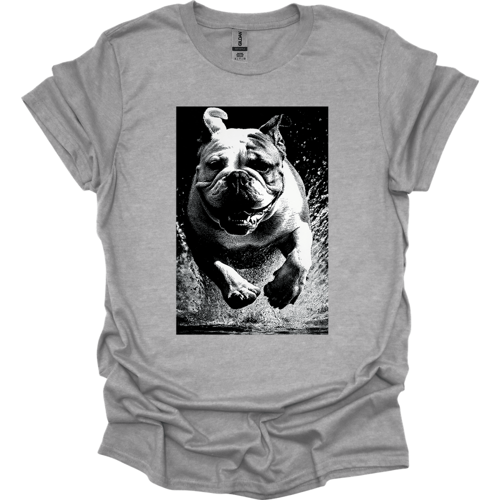 Bulldog - Puddle Dog T-Shirt - Sport Grey
