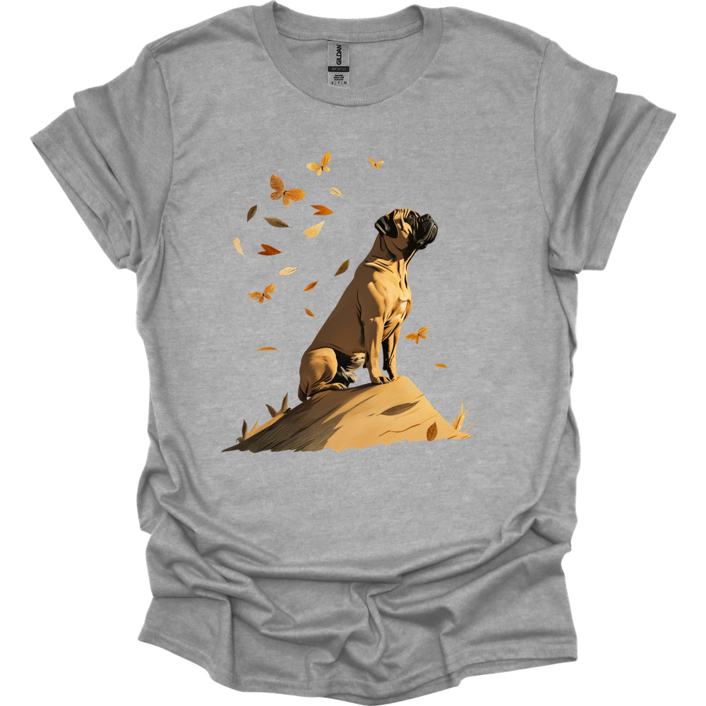 Mastiff - Fall Dog T-Shirt - Sport Grey