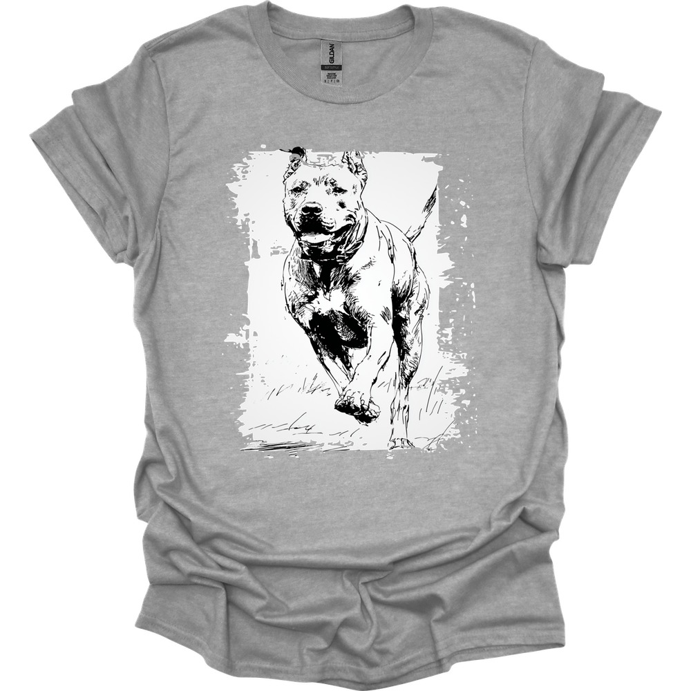 Cane Corso - Running Dog T-Shirt - Sport Grey