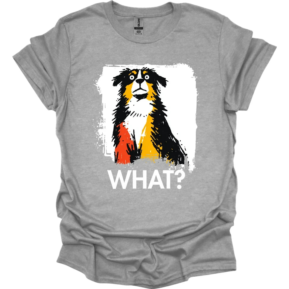 Bernese Mountain Dog - What Dog T-Shirt - Sport Grey