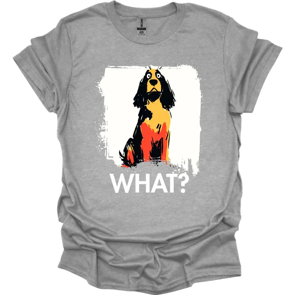 Cocker Spaniel - What Dog T-Shirt - Sport Grey