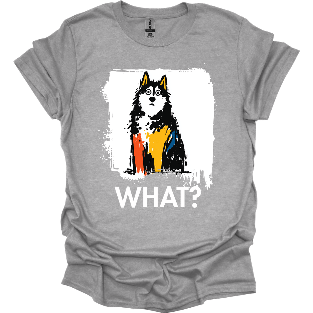 Alaskan Malamute - What Dog T-Shirt - Sport Grey