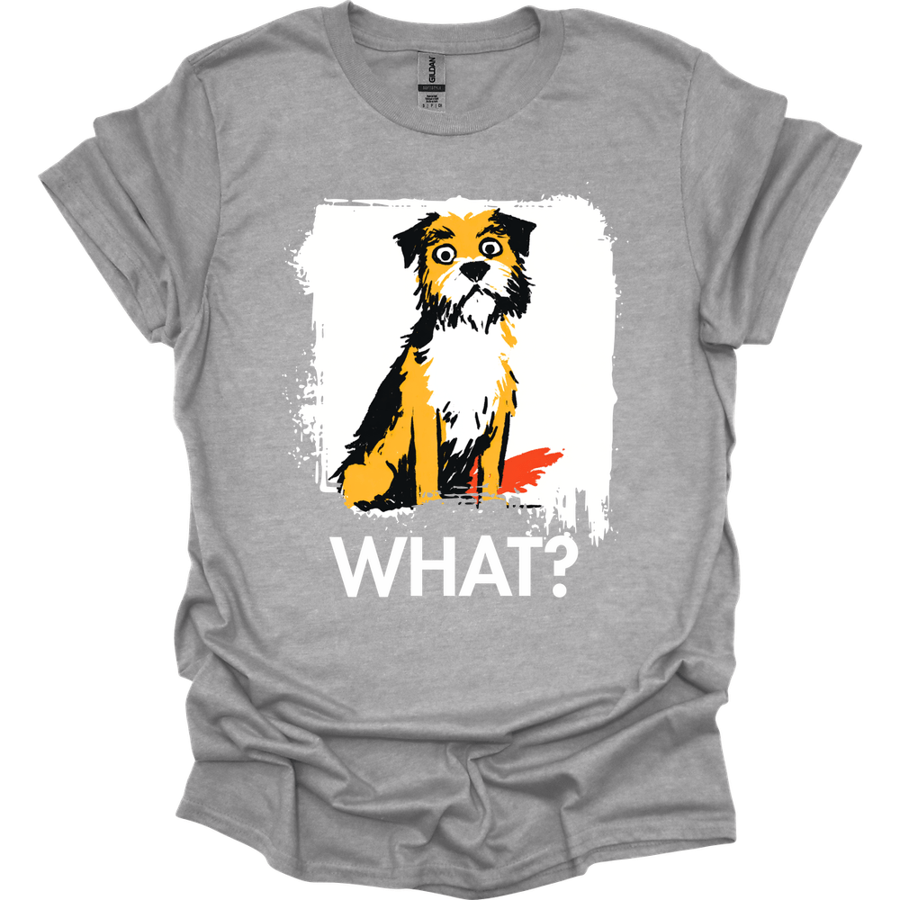 Border Terrier - What Dog T-Shirt - Sport Grey