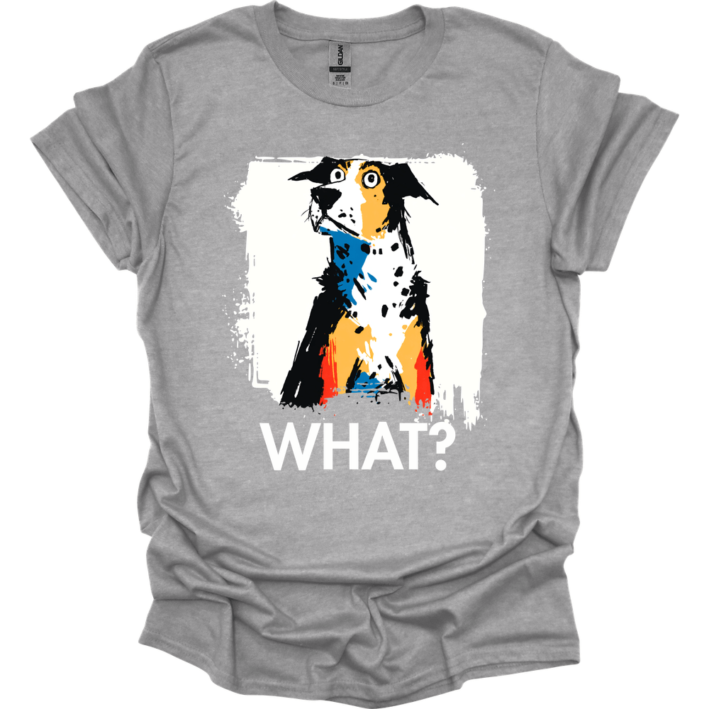 Catahoula Leopard Dog - What Dog T-Shirt - Sport Grey