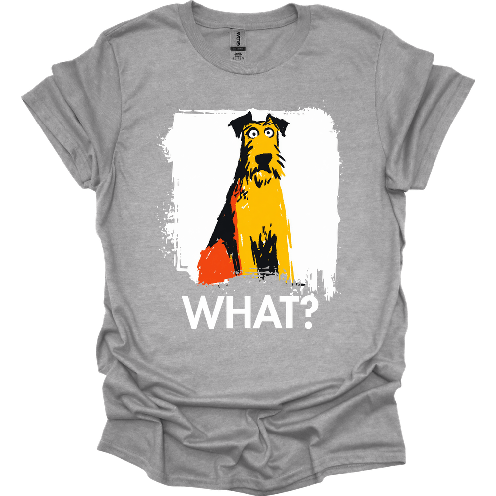 Irish Terrier - What Dog T-Shirt - Sport Grey