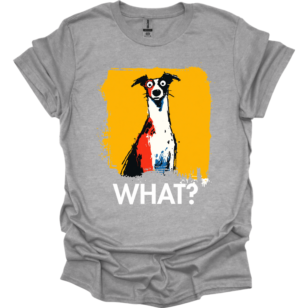 Italian Greyhound - What Dog T-Shirt - Sport Grey