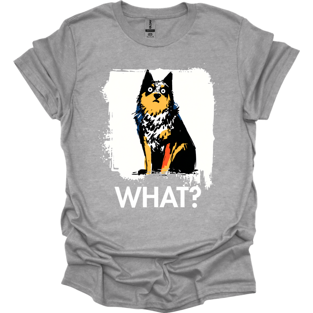 Australian Cattle Dog - What Dog T-Shirt - Sport Grey