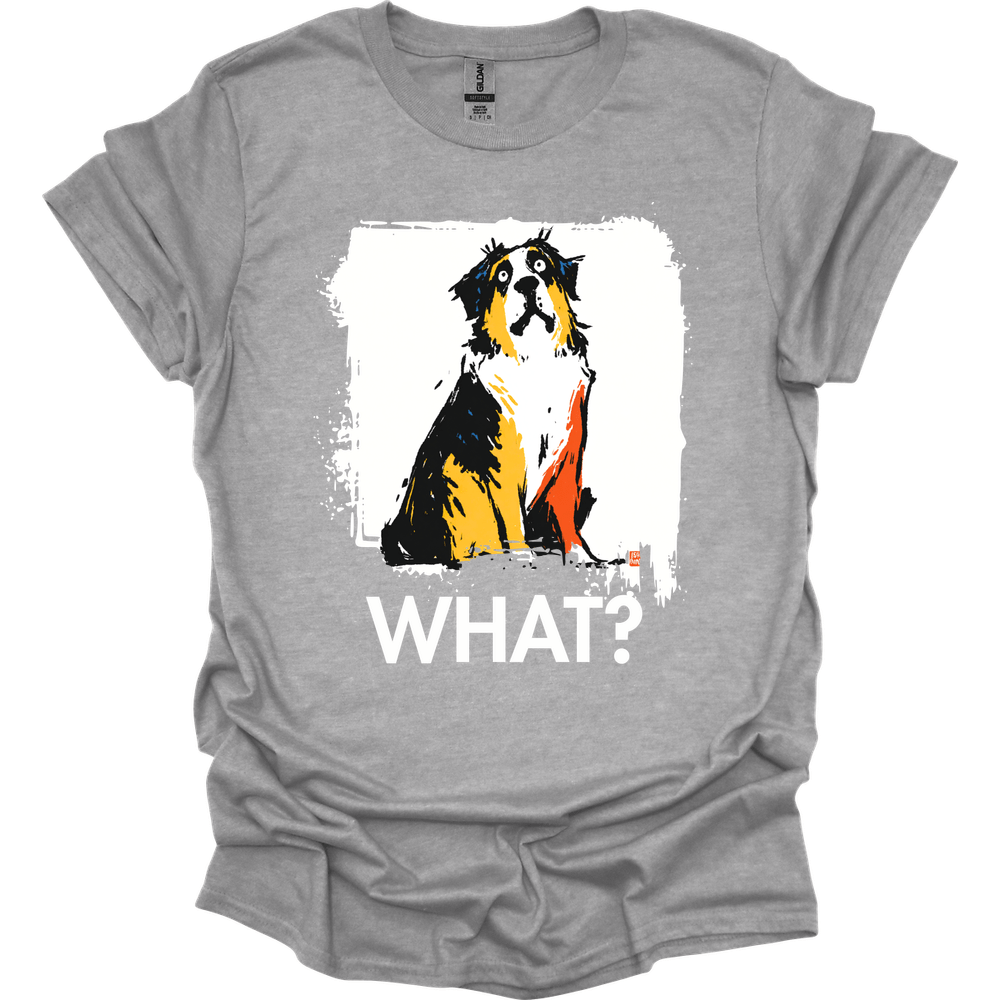 Saint Bernard - What Dog T-Shirt - Sport Grey