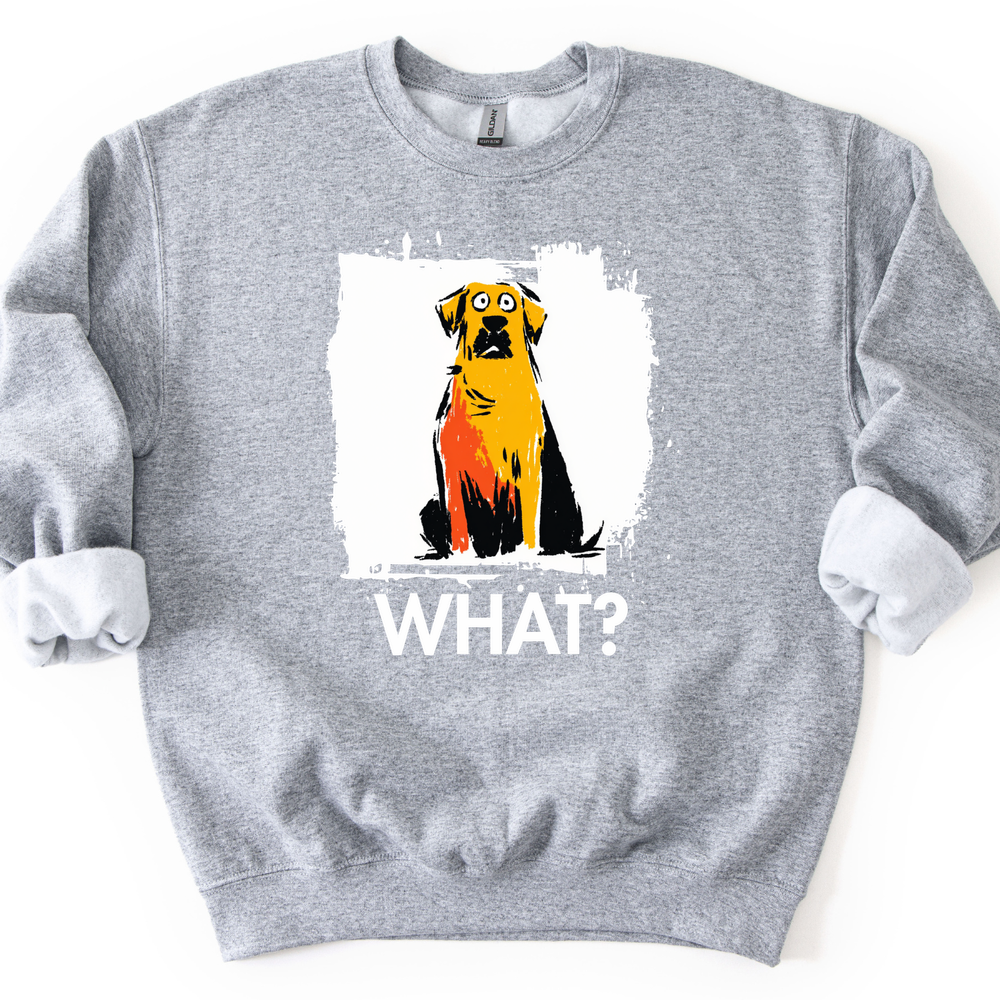 Labrador - What Dog Sweater - Sport Grey