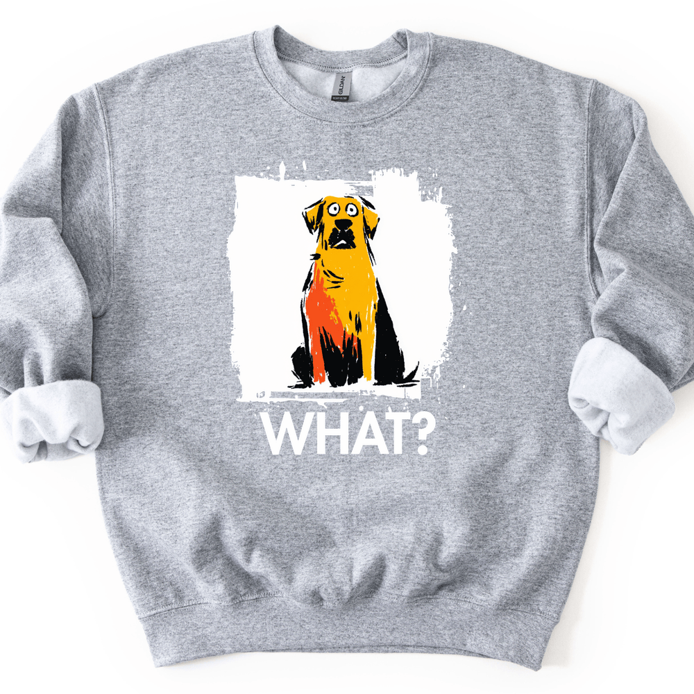 Labrador - What Dog Sweater - Sport Grey