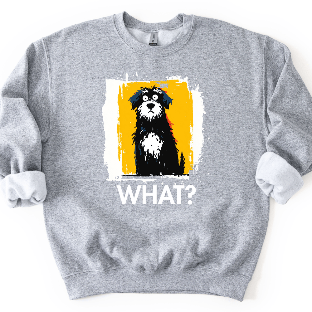Portuguese Water Dog - What Dog Sweater - Sport Grey