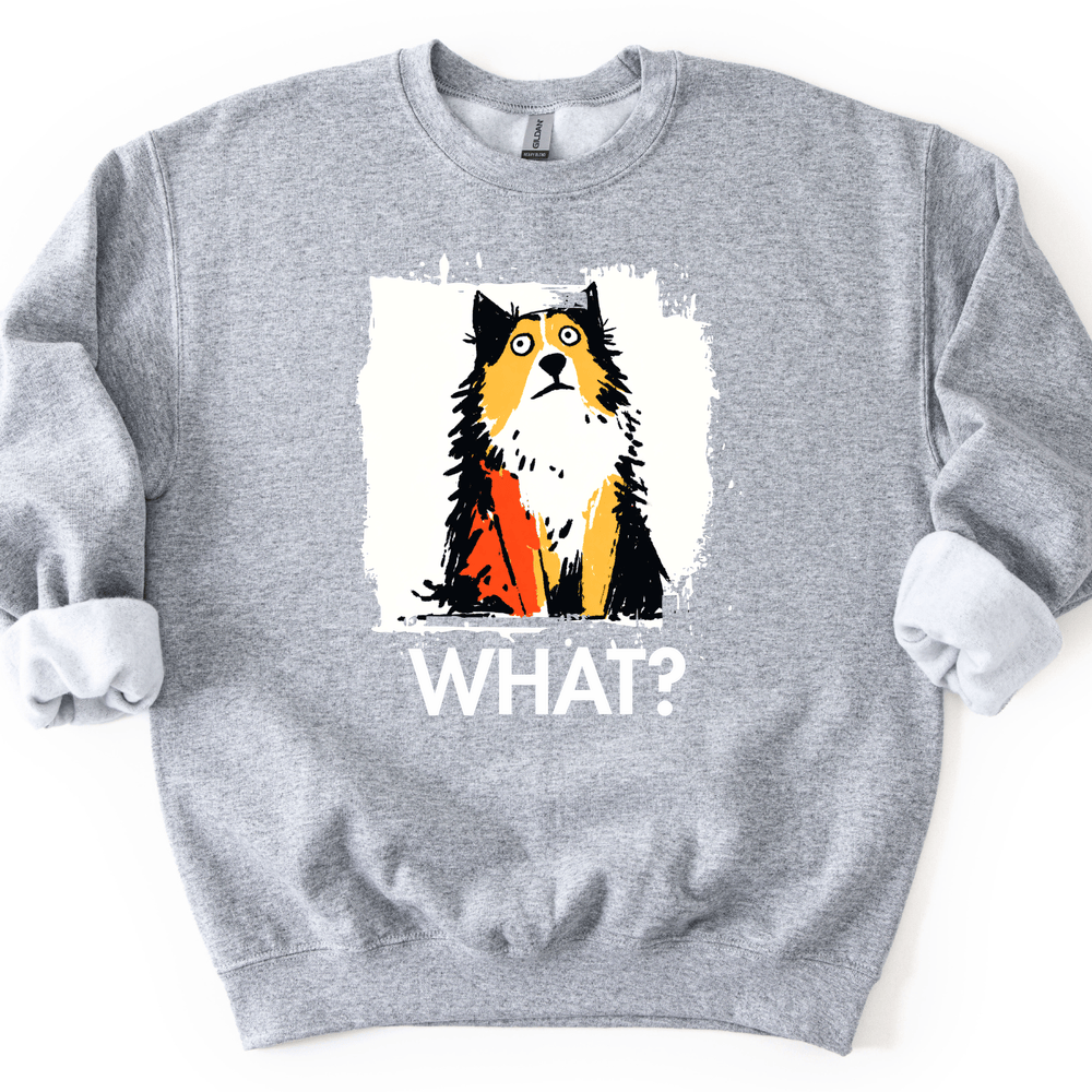 Shetland Sheepdog - What Dog Sweater - Sport Grey