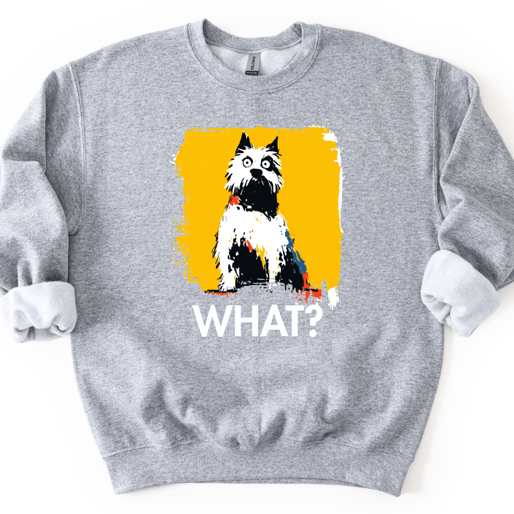 West Highland White Terrier - What Dog Sweater - Sport Grey