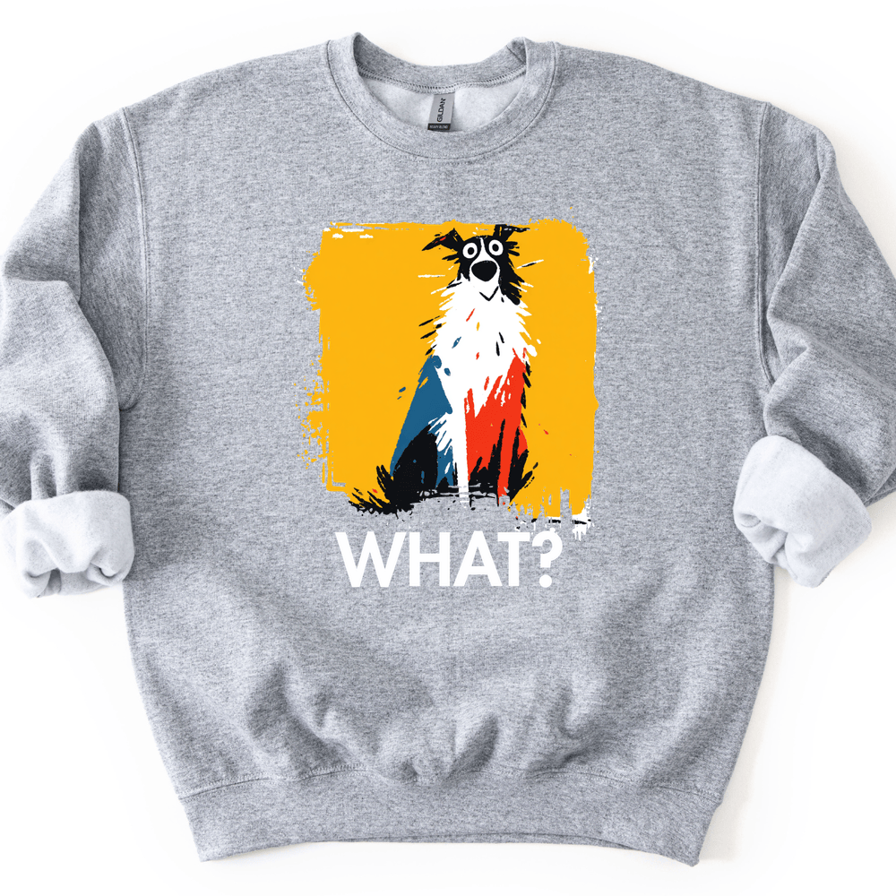 Borzoi - What Dog Sweater - Sport Grey
