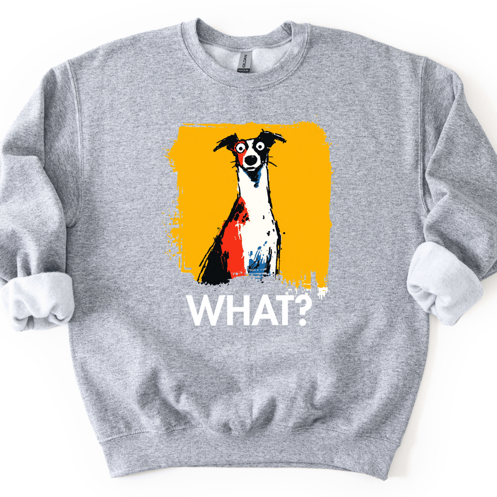 Italian Greyhound - What Dog Sweater - Sport Grey