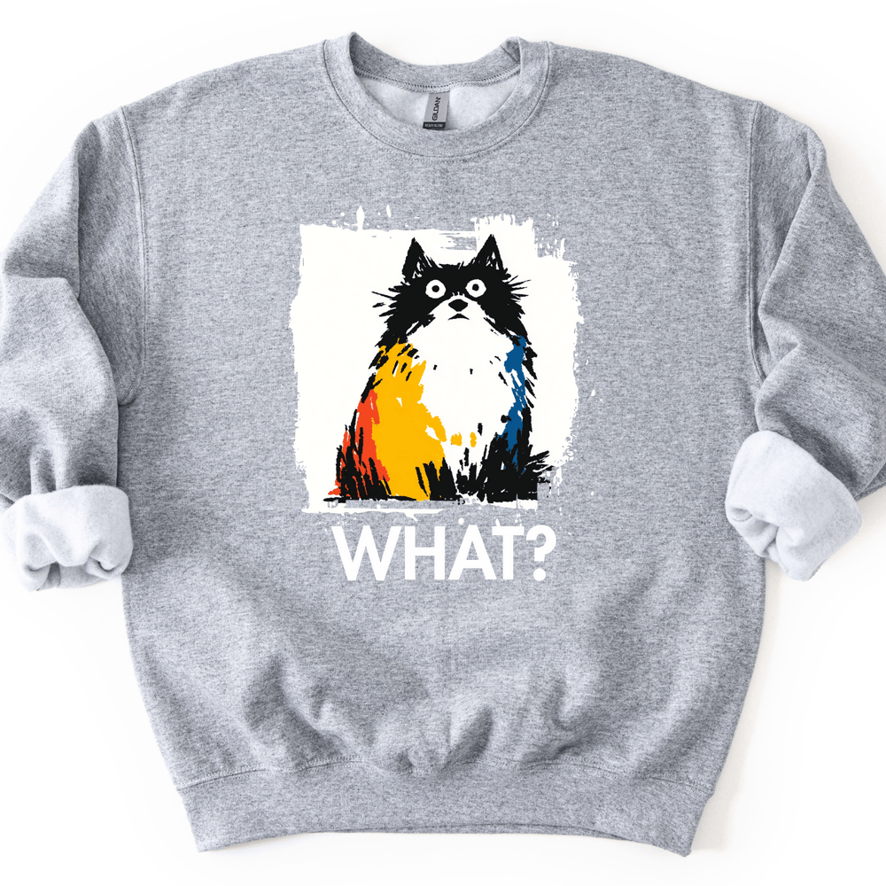 Keeshond - What Dog Sweater - Sport Grey