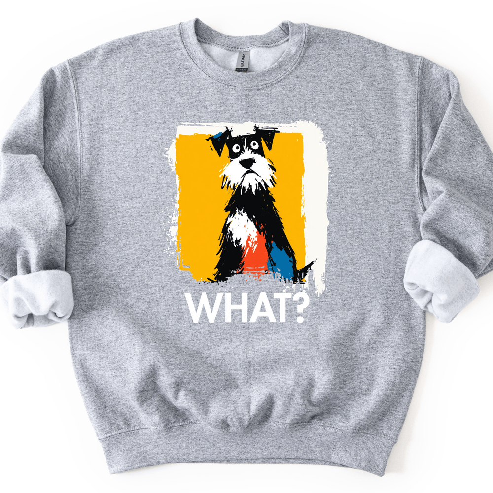 Miniature Schnauzer - What Dog Sweater - Sport Grey