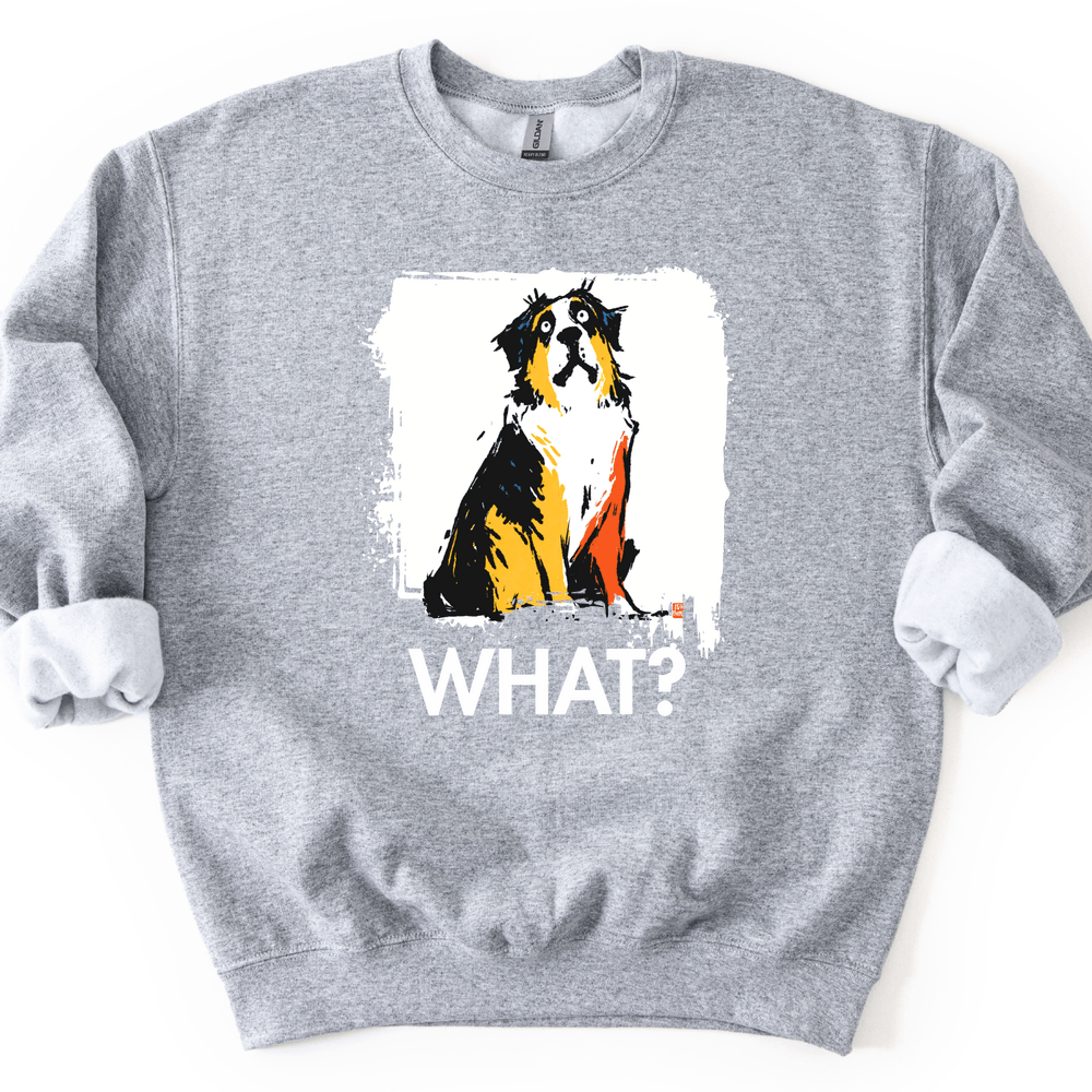 Saint Bernard - What Dog Sweater - Sport Grey