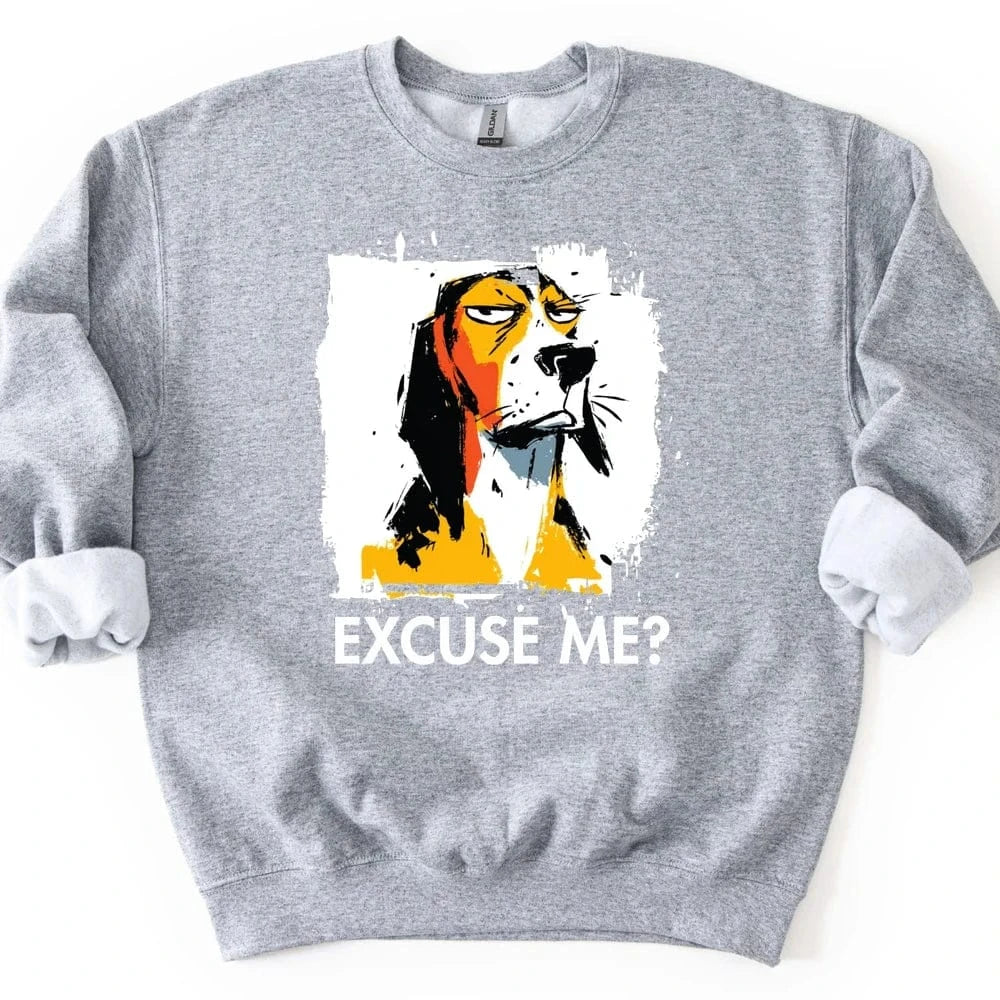 Bracco Italiano - Excuse Me Dog Sweater - Sport Grey