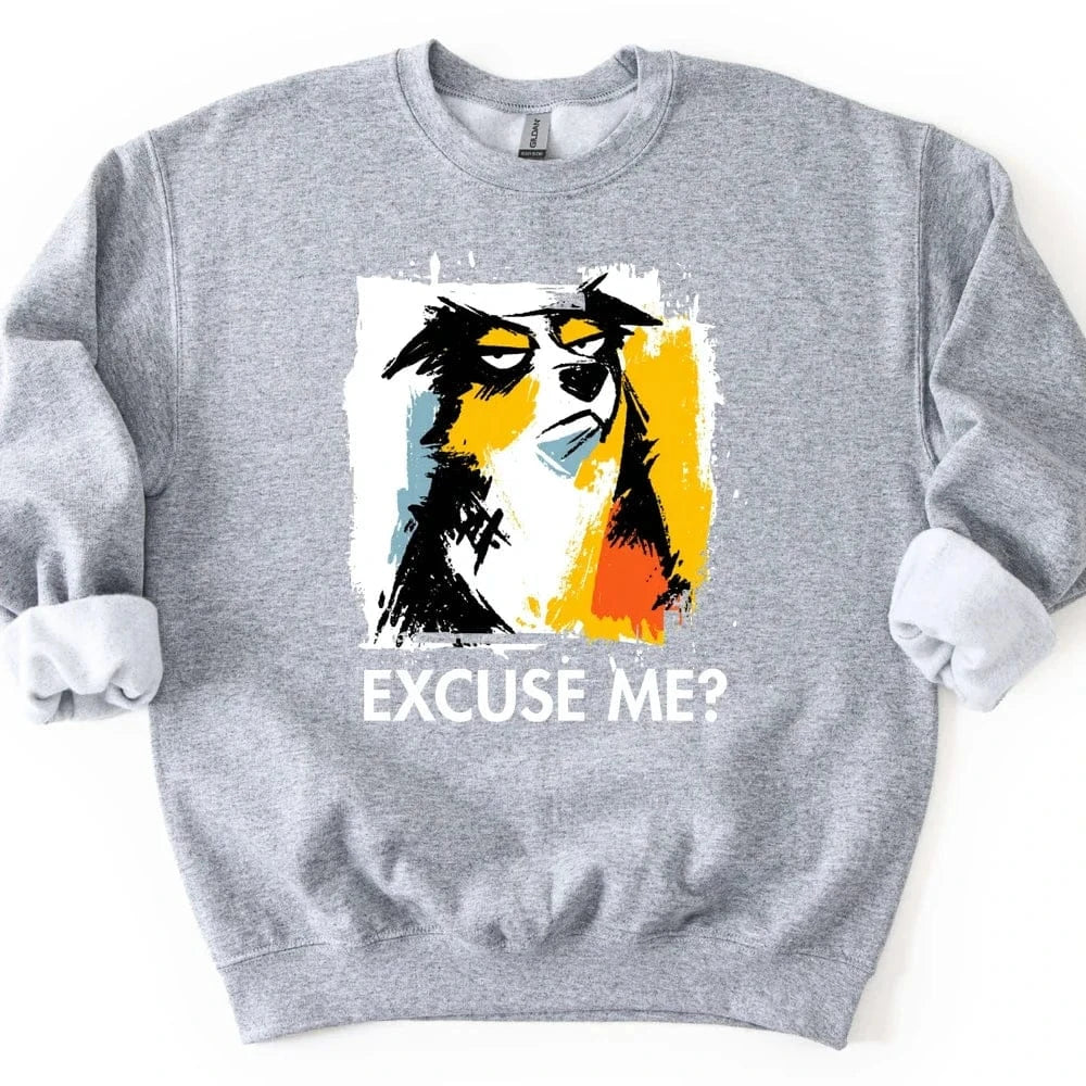 Miniature American Shepherd - Excuse Me Dog Sweater - Sport Grey
