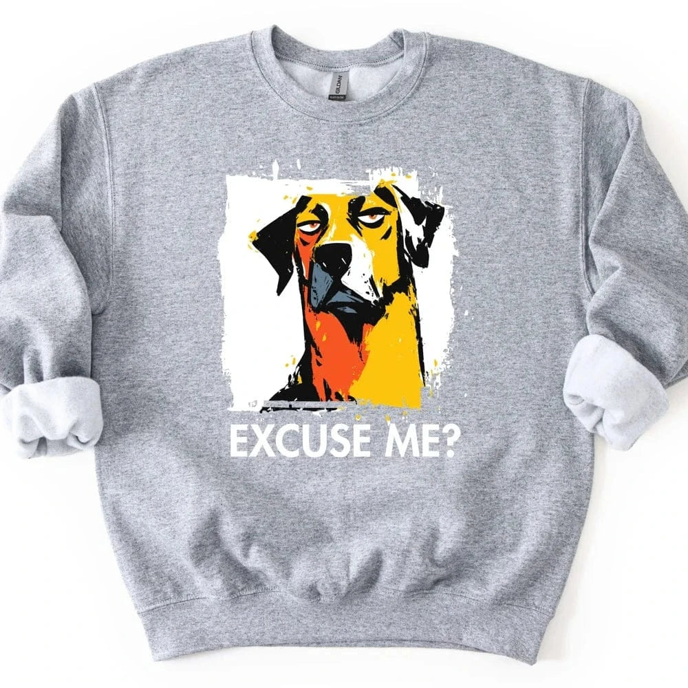 Rhodesian Ridgeback - Excuse Me Dog Sweater - Sport Grey