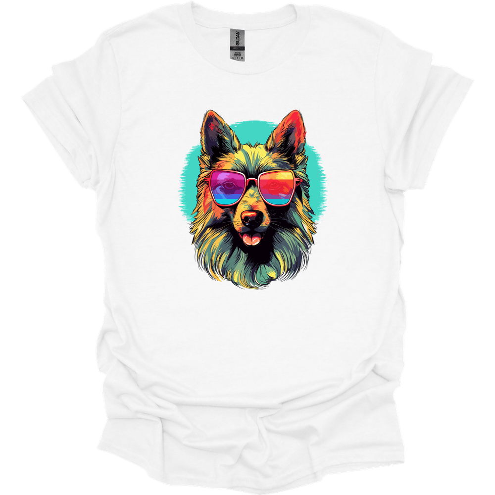 Belgian Tervuren - Top Dog T-Shirt - White