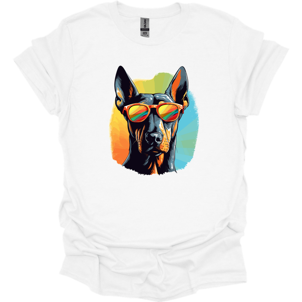 Doberman - Top Dog T-Shirt - White