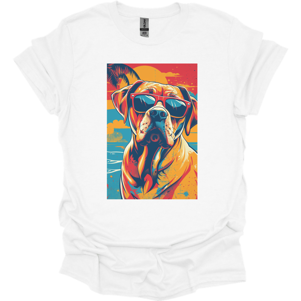 Rhodesian Ridgeback - Summer Dog T-Shirt - White