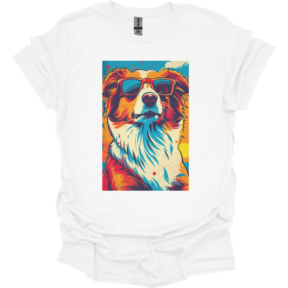 Shetland Sheepdog - Summer Dog T-Shirt - White