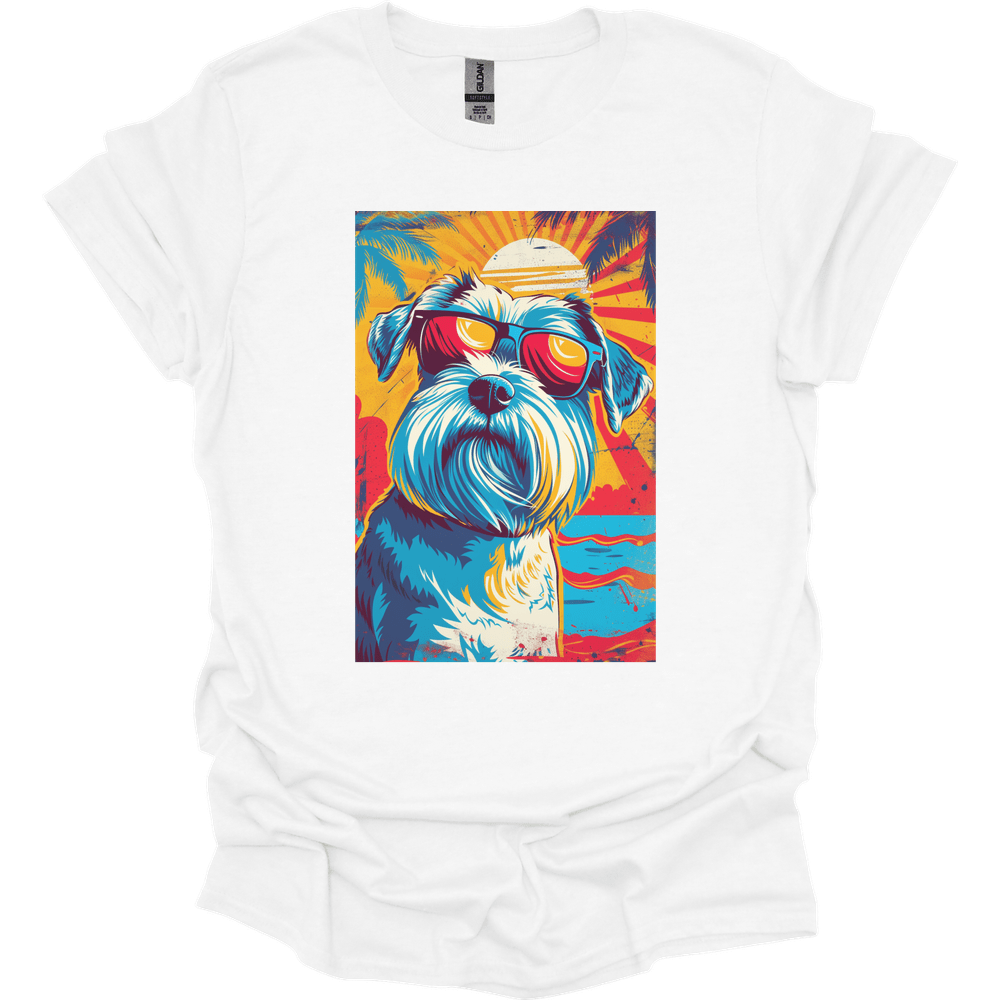 Giant Schnauzer - Summer Dog T-Shirt - White