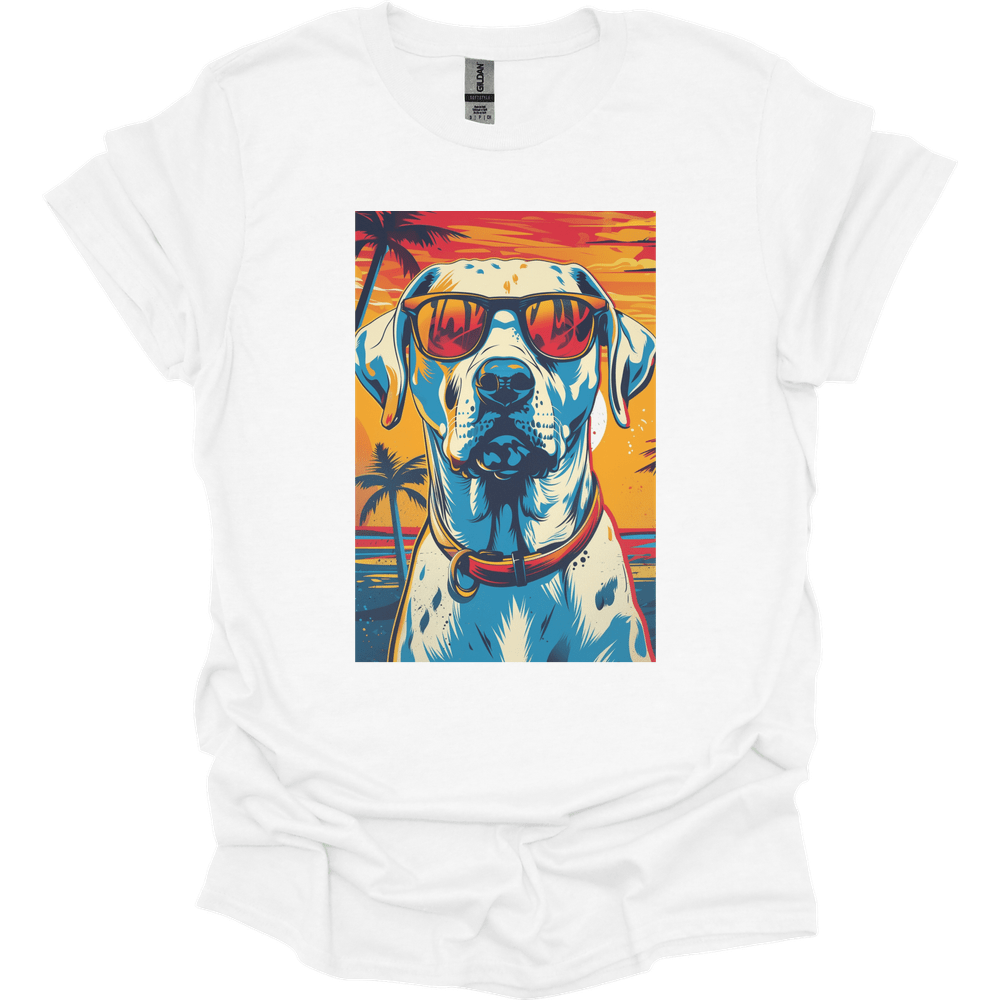 Dalmatian - Summer Dog T-Shirt - White