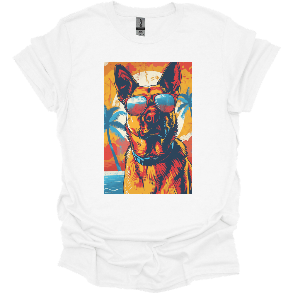 Dutch Shepherd - Summer Dog T-Shirt - White