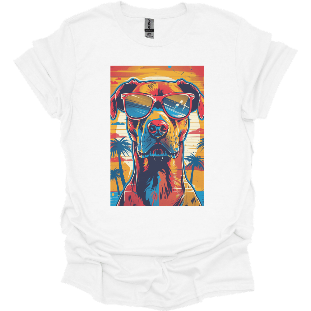 Doberman - Summer Dog T-Shirt - White