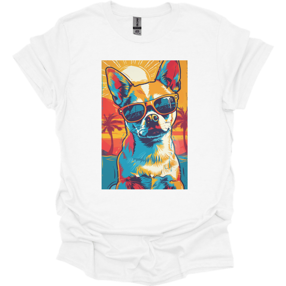Chihuahua - Summer Dog T-Shirt - White