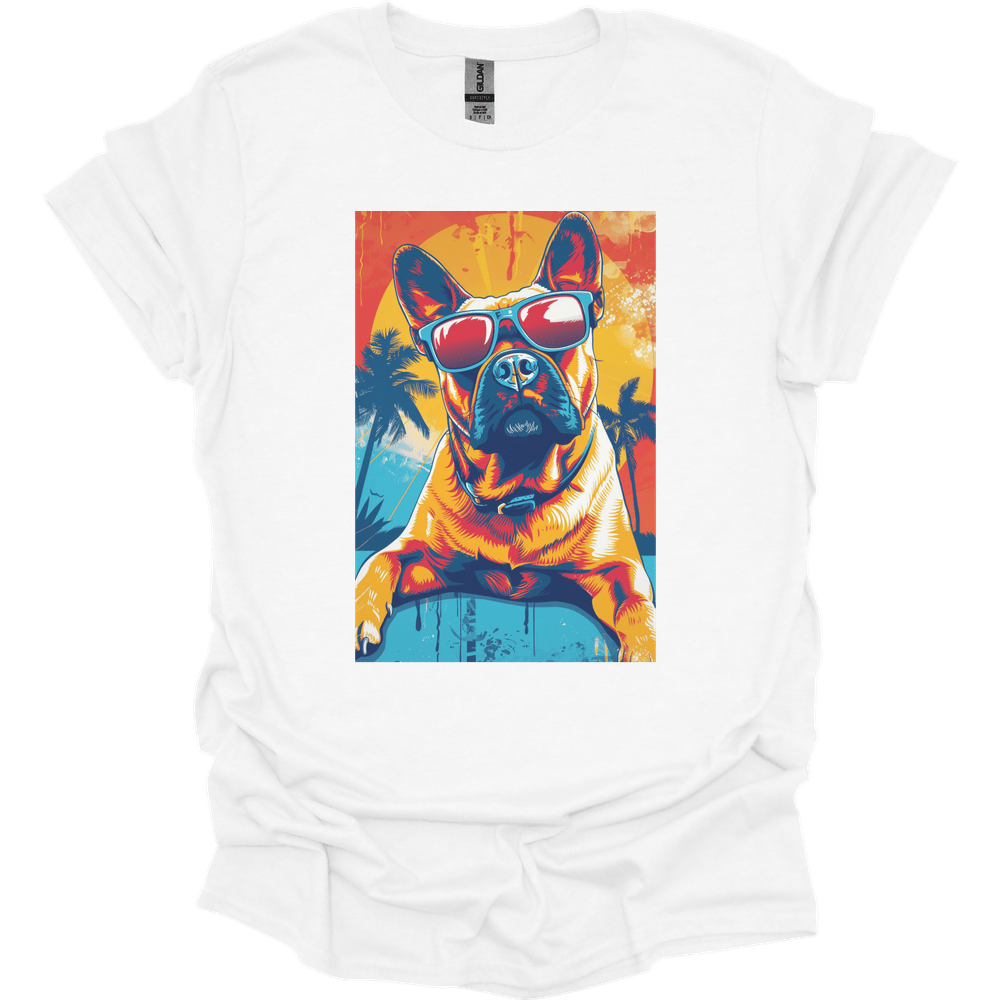 Beligian Malinois - Summer Dog T-Shirt - White