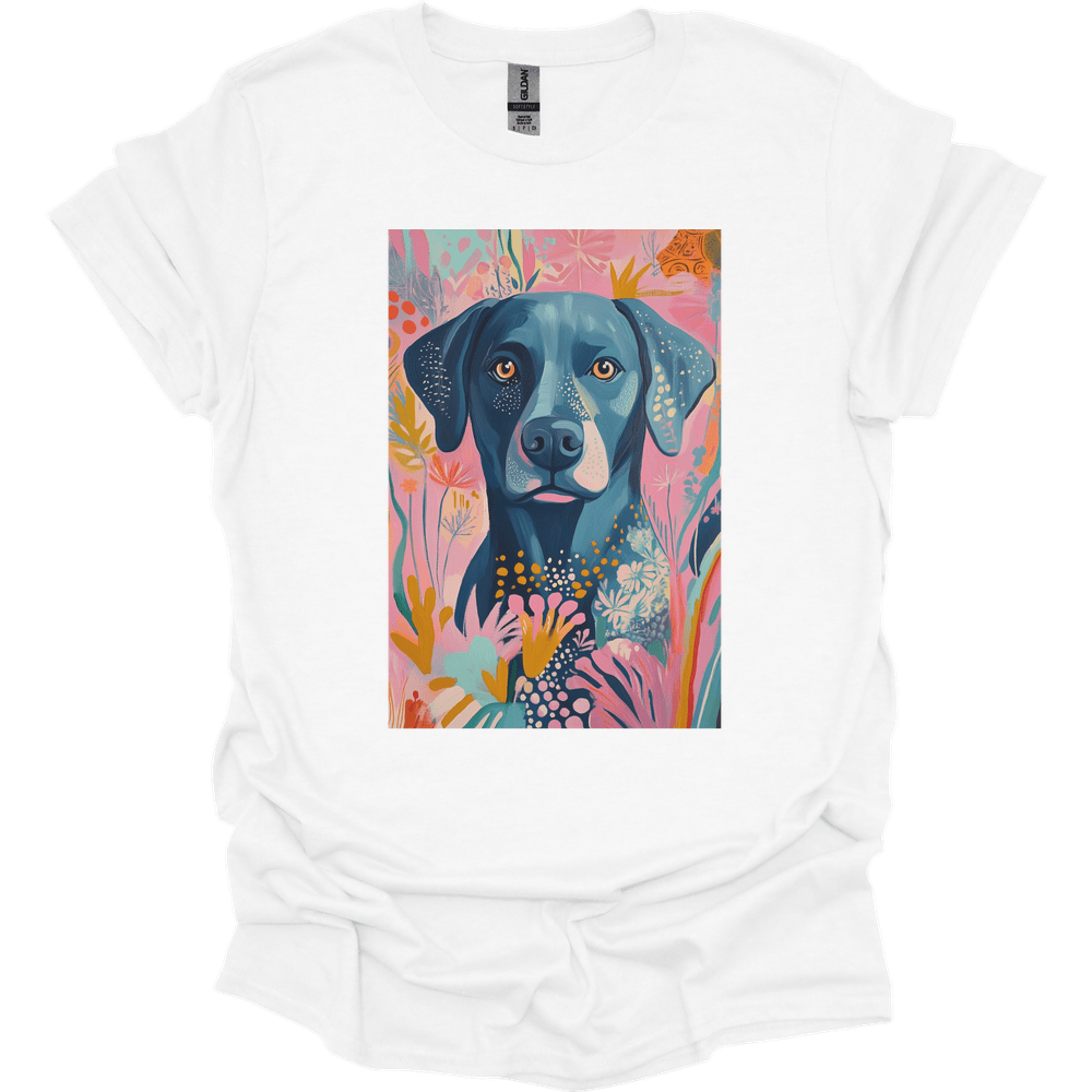 Labrador - Boho Dog T-Shirt - White