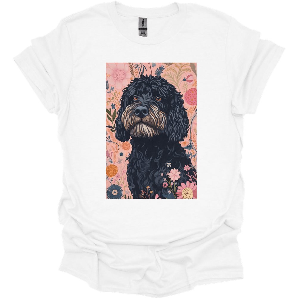 Portuguese Water Dog - Boho Dog T-Shirt - White