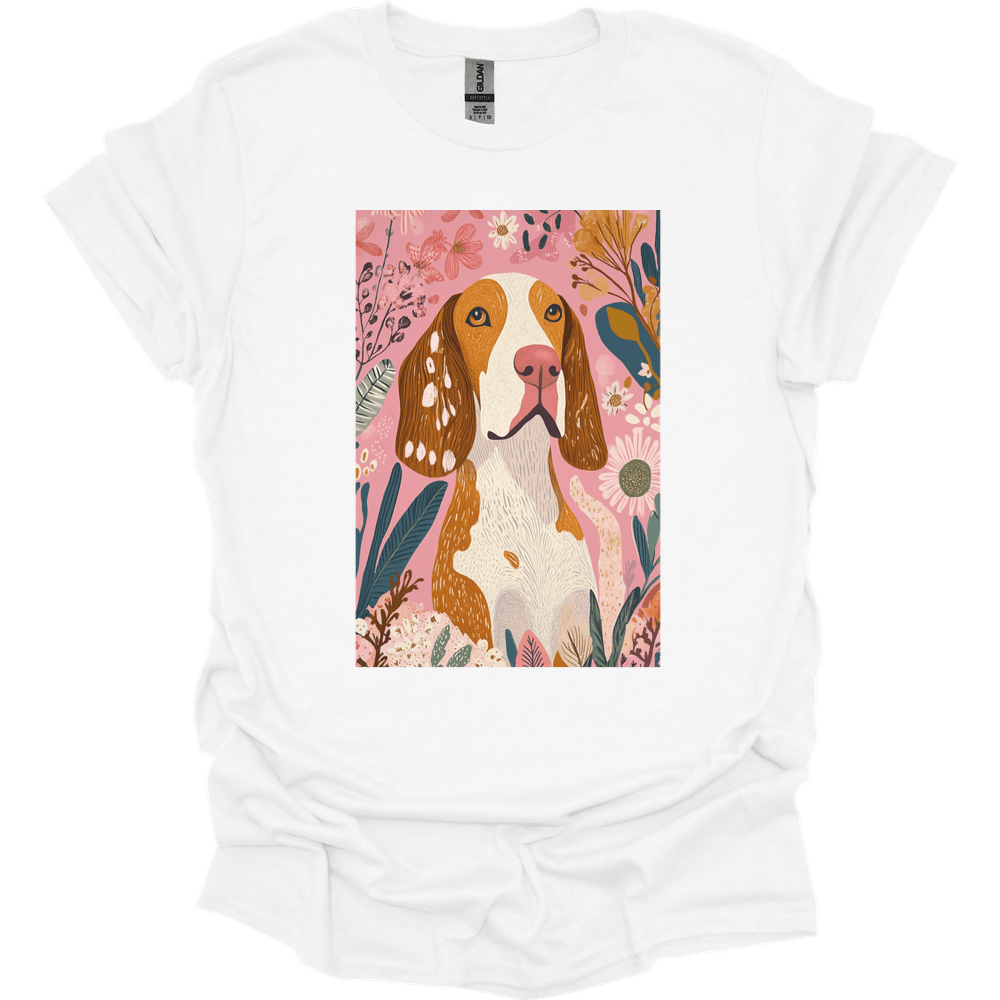 Bracco Italiano - Boho Dog T-Shirt - White