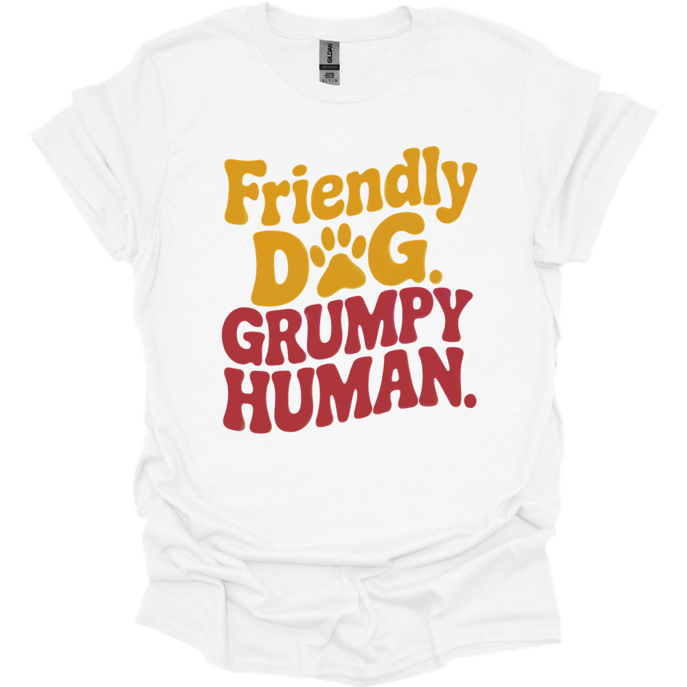 Grumpy Human T-Shirt - White