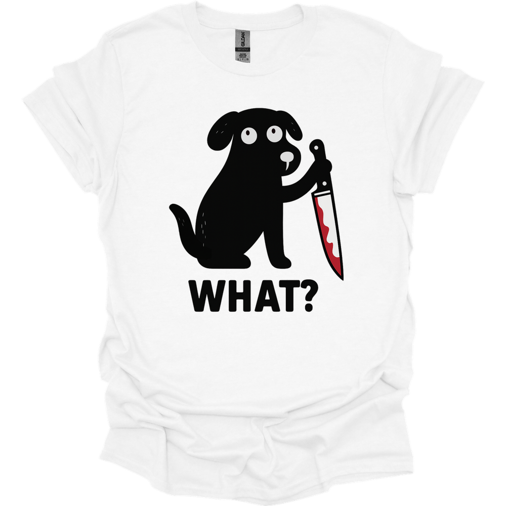 What Dog T-Shirt - White