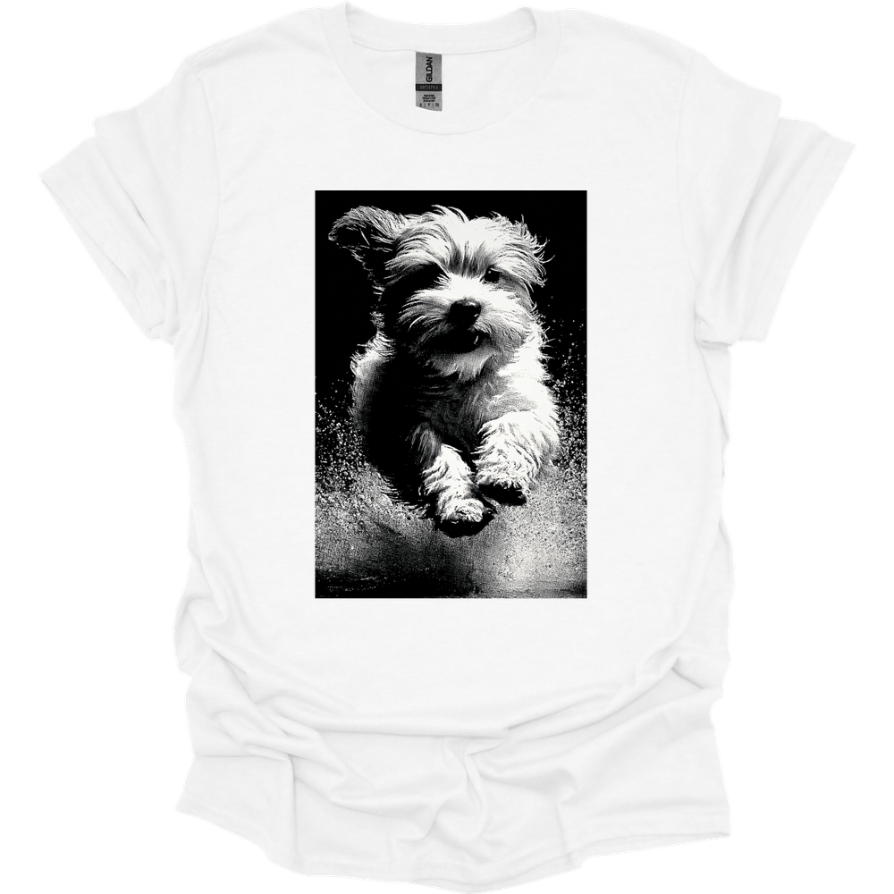 Shih Tzu - Puddle Dog T-Shirt - White