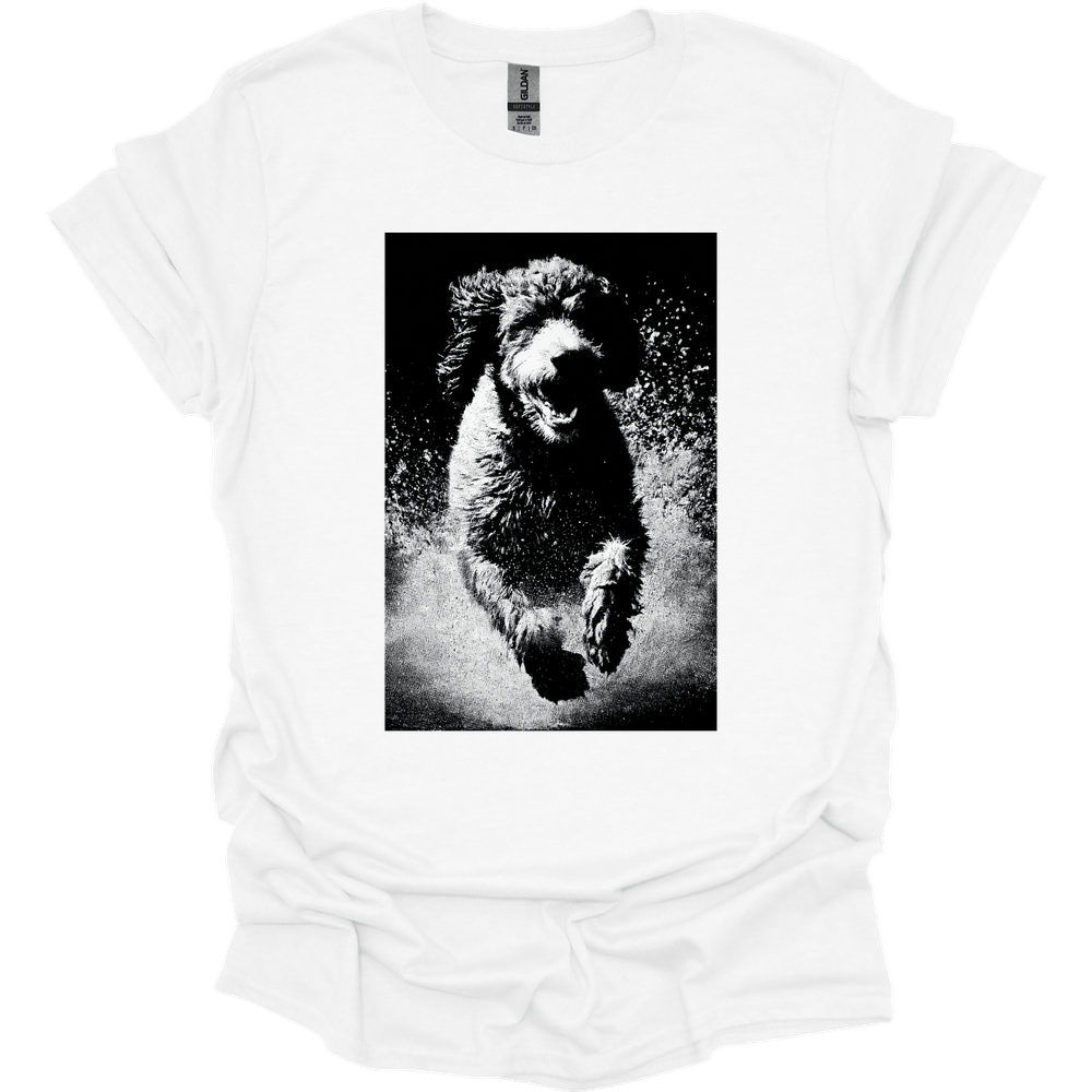 Portuguese Water Dog - Puddle Dog T-Shirt - White